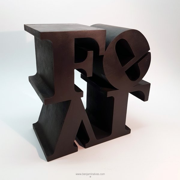 Bronze sculpture Fear